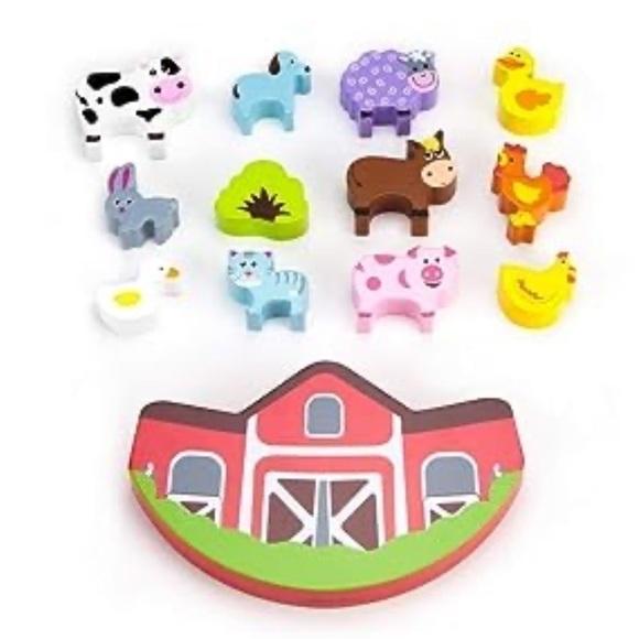 Balance Wooden Barnyard Playset Game - Picture 6 of 12